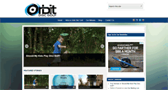 Desktop Screenshot of orbitdiscgolf.com
